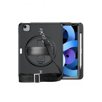 iPad Pro 11 (2020) Kılıf Strap-C Otterbox Tablet Kapak - Siyah