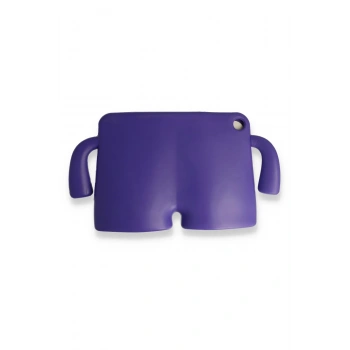 iPad Pro 11 (2021) Kılıf Karakter Tablet Silikon - Mor