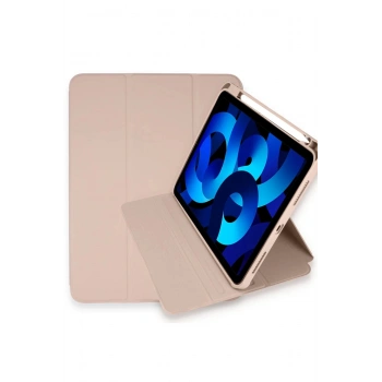 iPad Pro 11 (2021) Kılıf Starling 360 Kalemlikli Tablet Kılıf - Rose Gold