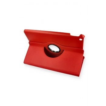 iPad Pro 11 (2024) Kılıf 360 Tablet Deri Kılıf - Kırmızı