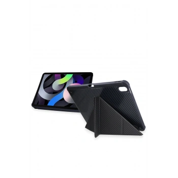 iPad Pro 11 (2024) Kılıf Color Karbon Tablet Kılıfı - Koyu Gri