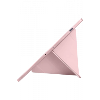 iPad Pro 13 (2024) Kılıf Kalemlikli Hugo Tablet Kılıfı - Rose Gold