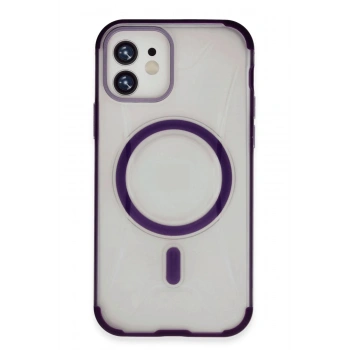 iPhone 11 Hilton Magsafe Kapak - Derin Mor