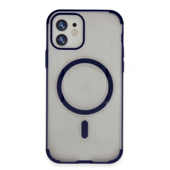 iPhone 11 Hilton Magsafe Kapak - Lacivert