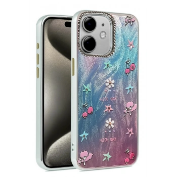 iPhone 11 Kılıf Blade Aynalı Desenli Kapak - Desen 4