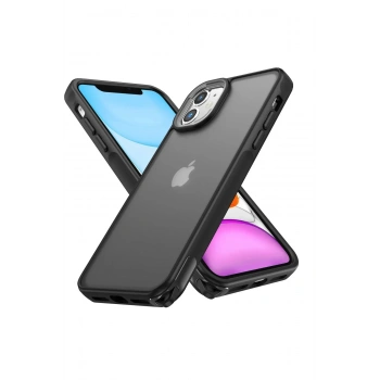 iPhone 11 Kılıf Elegant Kapak - Siyah