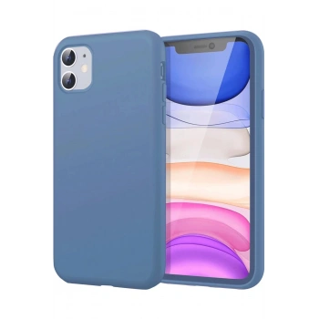 iPhone 11 Kılıf First Silikon - Mavi