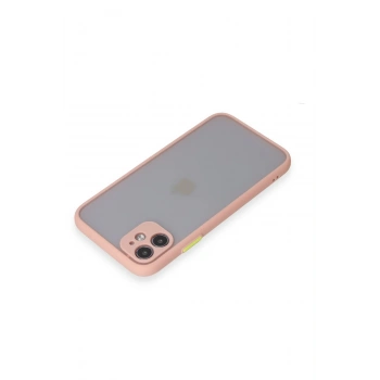 iPhone 11 Kılıf Montreal Silikon Kapak - Pembe