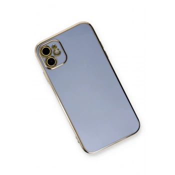 iPhone 11 Kılıf Volet Silikon - Mavi