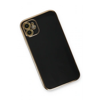 iPhone 11 Kılıf Volet Silikon - Siyah