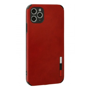 iPhone 11 Pro Kılıf Loop Deri Silikon - Kırmızı