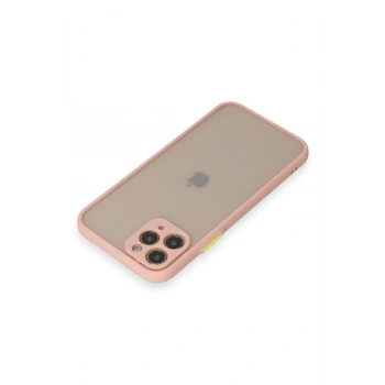 iPhone 11 Pro Kılıf Montreal Silikon Kapak - Pembe