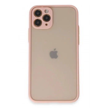 iPhone 11 Pro Kılıf Montreal Silikon Kapak - Pembe