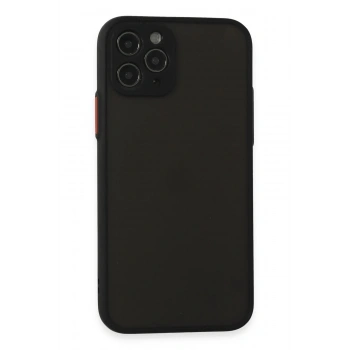 iPhone 11 Pro Kılıf Montreal Silikon Kapak - Siyah