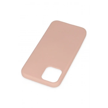 iPhone 11 Pro Kılıf Nano içi Kadife Silikon - Pudra