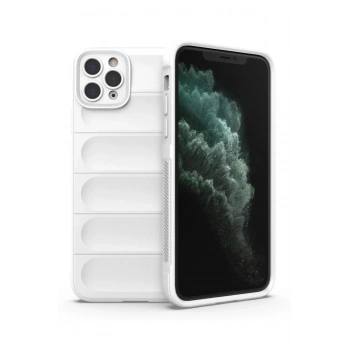 iPhone 11 Pro Kılıf Optimum Silikon - Krem