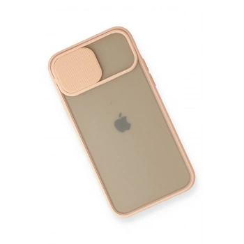 iPhone 11 Pro Kılıf Palm Buzlu Kamera Sürgülü Silikon - Pembe