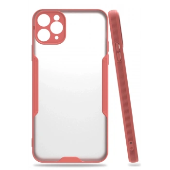 iPhone 11 Pro Kılıf Platin Silikon - Pembe