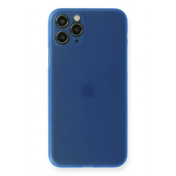 iPhone 11 Pro Kılıf PP Ultra İnce Kapak - Mavi