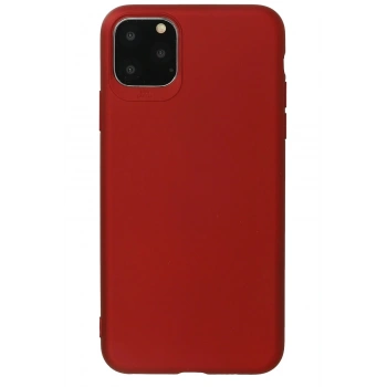 iPhone 11 Pro Max Kılıf First Silikon - Bordo