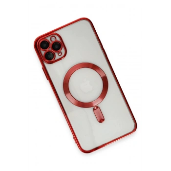 iPhone 11 Pro Max Kılıf Kross Magneticsafe Kapak - Kırmızı