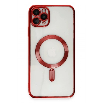 iPhone 11 Pro Max Kılıf Kross Magneticsafe Kapak - Kırmızı