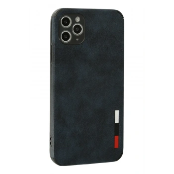 iPhone 11 Pro Max Kılıf Loop Deri Silikon - Lacivert