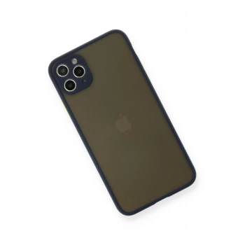 iPhone 11 Pro Max Kılıf Montreal Silikon Kapak - Lacivert