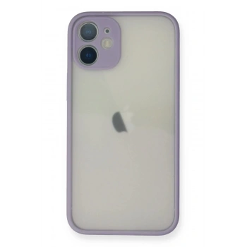 iPhone 11 Pro Max Kılıf Montreal Silikon Kapak - Mor