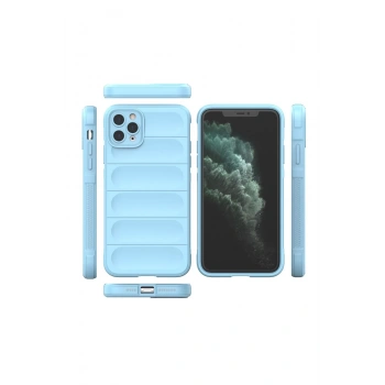 iPhone 11 Pro Max Kılıf Optimum Silikon - Sky Blue