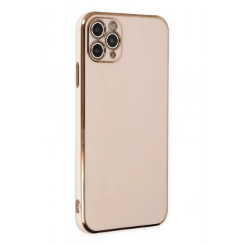 iPhone 11 Pro Max Kılıf Volet Silikon - Pembe