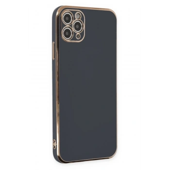 iPhone 11 Pro Max Kılıf Volet Silikon - Siyah