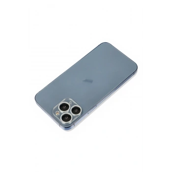 iPhone 11 Pro Max Shine Kamera Lens Koruma Cam - Gümüş
