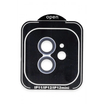 iPhone 11 PVD Metal Kamera Lens - Mavi