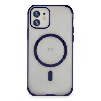 iPhone 12 Hilton Magsafe Kapak - Lacivert