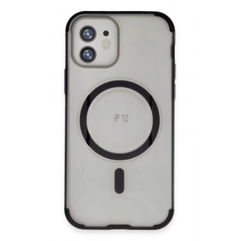 iPhone 12 Hilton Magsafe Kapak - Siyah