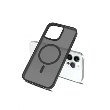 iPhone 12 Jota Magsafe Kapak - Titan Gri