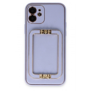 iPhone 12 Kılıf Coco Elit Kapak - Lila
