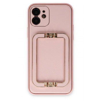 iPhone 12 Kılıf Coco Elit Kapak - Pembe