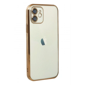 iPhone 12 Kılıf Razer Lensli Silikon - Gold