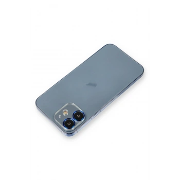 iPhone 12 Metal Kamera Lens Koruma Cam - Mavi