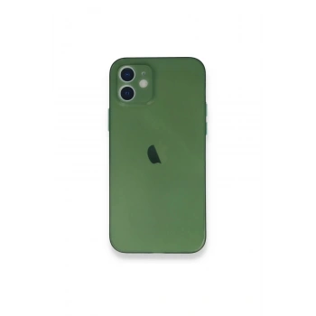 iPhone 12 Mini Kılıf PP Ultra İnce Kapak - Yeşil