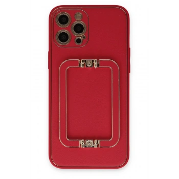 iPhone 12 Pro Kılıf Coco Elit Kapak - Kırmızı