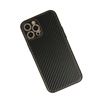 iPhone 12 Pro Kılıf Coco Karbon Silikon - Siyah