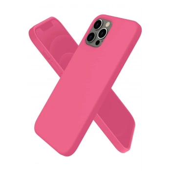 iPhone 12 Pro Kılıf First Silikon - Pembe