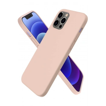 iPhone 12 Pro Kılıf First Silikon - Pudra