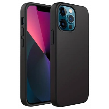 iPhone 12 Pro Kılıf First Silikon - Siyah