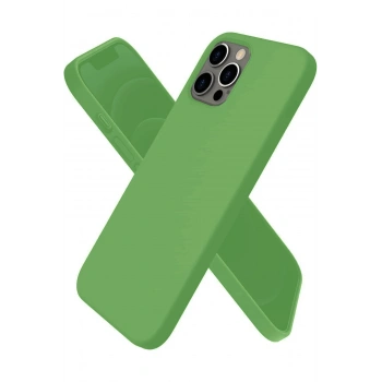 iPhone 12 Pro Kılıf First Silikon - Yeşil