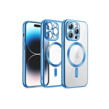 iPhone 12 Pro Kılıf Kross Magneticsafe Kapak - Sierra Blue