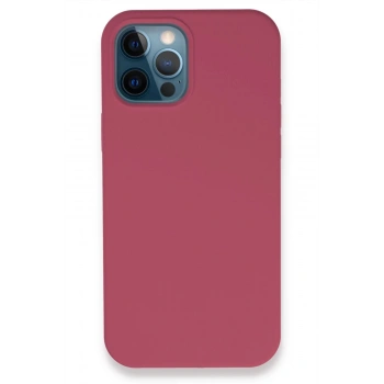 iPhone 12 Pro Kılıf Lansman Legant Silikon - Fuşya